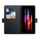 3mk Samsung Galaxy S24+ atverams vāciņš maciņš grāmatiņa Wallet Case, melns