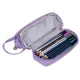 Maaleo 24518 Četru nodalījumu atlokāms skolas penālis, Violets | Four-compartment Extendable Pencil Case