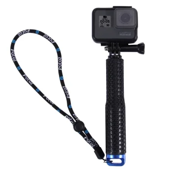 Puluz PU150 selfiju nūja sporta kamerām DJI, GoPro, Insta360, melna