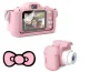Bērnu Mini Fotoaparāts Digitālā Kamera ar Spēlēm Vienradzis, 1080P, Rozā | Children HD Digital Camera
