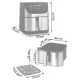 Karstā gaisa friteris Berdsen BD-659, 8 L, 1700 W, sudraba
