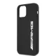 AMG Silicone Big Logo vāciņš iPhone 12 Pro Max - melns