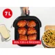 Karstā gaisa friteris Tefal EY8328 Easy Fry Infrared, 7 l, 2020 W, melns/sudraba