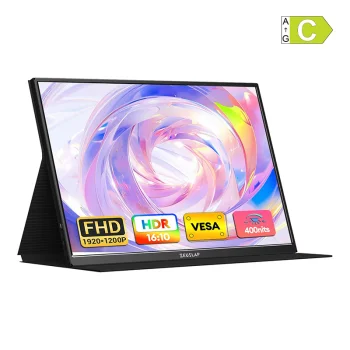 Portatīvais monitors ZEUSLAP P16 16" WUXGA 1920x1200 60Hz IPS
