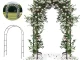 Dārza Pergola Ziedu Augu Atbalsts Arka Svētkiem Kāzām | Garden Flower Support Wedding Arch