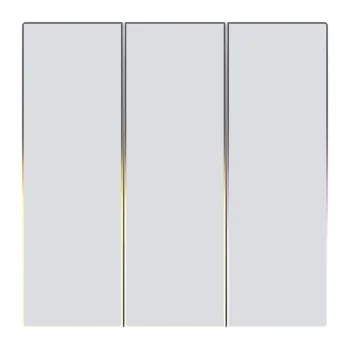 Skārienjutīgs viedais gaismas slēdzis Avatto TS60-EU-W3 ZigBee, 3 kanālu, balts