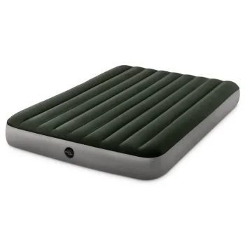 Intex 64779 divvietīgs piepūšamais matracis ar sūkni 203x152 cm, zaļš
