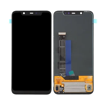 LCD ekrāns Xiaomi Mi 8 Pro ar skārienjutīgo stiklu, melns