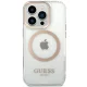 Guess Metal Outline MagSafe vāciņš iPhone 15 Pro, zelta