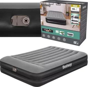 Bestway divvietīgs piepūšamais matracis ar sūkni 203x152x46cm