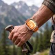 Tech-Protect Nylon Pro siksniņa Huawei Watch Fit 3 / 4 / 4 Pro / 5 / 5 Pro, oranža