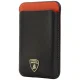 Lamborghini Urus D8 Dabīgās Ādas MagSafe Maks - Melns/Sarkans