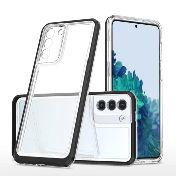 Hybrid Armor Clear 3 in 1 vāciņš Samsung Galaxy S21+ 5G, melns