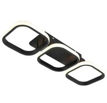 LED griestu lampa 33W, melna