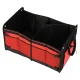 Automašīnas bagāžnieka organizators 56L XXL, saliekams ar vāku, melns/sarkans