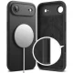 Ringke Silicone Magnetic MagSafe vāciņš telefonam iPhone 17 Air, melns
