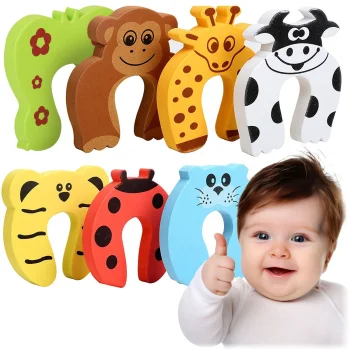 Ricokids 798600 durvju aizsargi, 7 gab., dzīvnieku motīvs