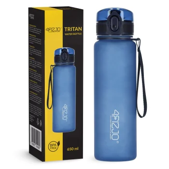 4FIZJO sporta ūdens pudele 650 ml no tritāna, zila