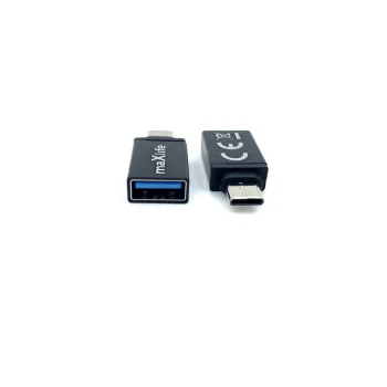Maxlife USB 3.0 uz USB-C adapteris, Melns