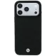 BMW Kevlar Metal Logo MagSafe vāciņš iPhone 18 Pro Max / 17 Pro Max, melns
