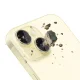 3Mk Lens Protection Pro Apple iPhone 15 kameras aizsargstikls, dzeltens