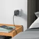 Acefast A29 GaN tīkla lādētājs 2x USB-C 50W, melns