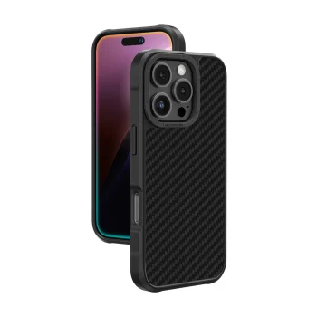 Aizsargvāciņš AmazingThing Titan Max iPhone 16 Pro Max ar aramīda šķiedru, melns