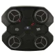 Boksa treniņu mērķis pie sienas ar Bluetooth, LED un USB, melns/pelēks