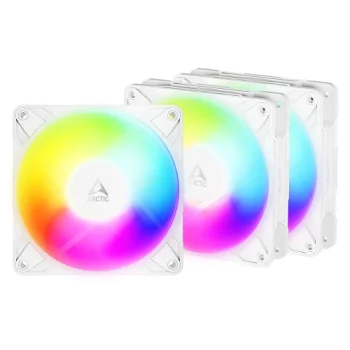 Arctic P12 PRO Reverse PWM PST A-RGB 120mm Datora Ventilatori, 3 gab., Balti