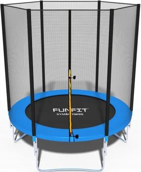 FUNFIT Dārza Batuts ar Drošības Tīklu un Kāpnēm, 183 cm | Garden Trampoline with Safety Net and Ladder