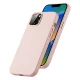 Dux Ducis Grit vāciņš iPhone 14 Plus, mākslīgā āda, MagSafe, rozā