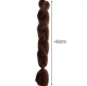 Kanekalons Sintētiskās Afro Bizes Frizūrām 60cm, Brūns | Synthetic Afro Braids for Hairstyles