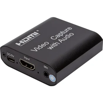 HDMI USB video uztveršanas karte ar Loop-Out, 4K 30Hz, audio ieeju un izeju