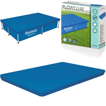 Bestway taisnstūra baseina pārsegs 224 x 154 cm