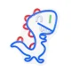 Forever Light JURASSIC BABY DINO LED Neona Lampa, Zila