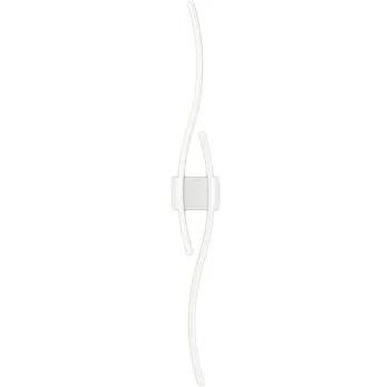Balta Sienas Lampa Gaismekls 60cm, Silti balta gaisma | White Wall Lamp