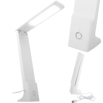 Galda lampa 25 LED, USB, 3 gaismas krāsas, 3W