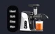 Lēnā sulu spiede AMZCHEF GM3001-WT Cold Press Balta