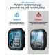 Spigen Thin Fit 360 vāciņš Apple Watch 44mm ar aizsargstiklu, melns