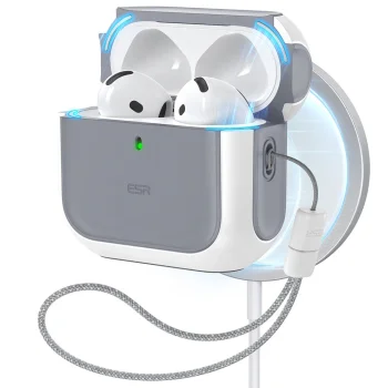 ESR ORBIT HALOLOCK MAGSAFE APPLE AIRPODS 4 BALTS | WHITE