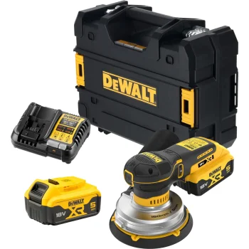 Akumulatora ekscentra slīpmašīna DeWalt DCW230P2-QW 150 mm 18V 2x5.0Ah