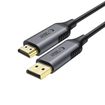 Tech-Protect UltraBoost DisplayPort uz HDMI 2.0 kabelis 4K 60Hz 2m, melns