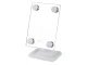 Makeup Kosmētisks Spogulis ar LED Apgaismojumu un 180° Rotāciju, Rozā | Makeup Cosmetic Mirror with LED Lightning