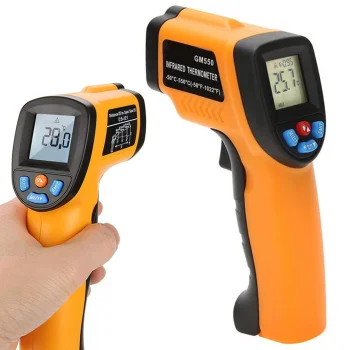 Infrasarkanais Bezkontakta Lāzera Termometrs-Pirometrs -50 +550°C