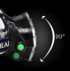 LED T6 Zoom galvas lukturis ar 2 akumulatoriem