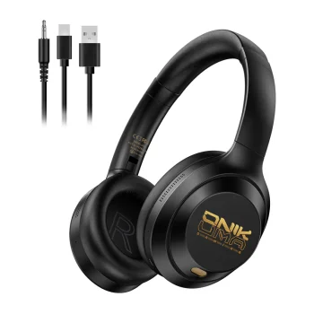 Spēļu austiņas ONIKUMA GT811, Bluetooth 5.4, 3.5 mm, ANC / ENC, melnas