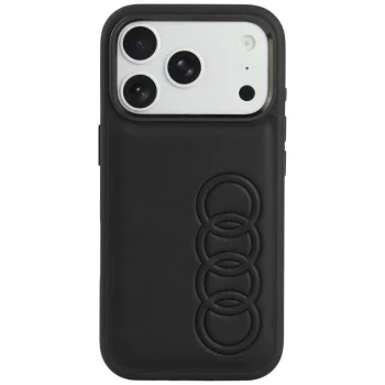 Vāciņš Audi TT Synthetic Leather iPhone 18 Pro / 17 Pro ar MagSafe, melns