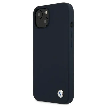 BMW iPhone 13 mini vāciņš Silicone Signature, tumši zils