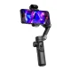 Aochuan Smart XE Gimbal stabilizators ar AI sensoru, melns