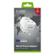 SBS universāls ceļojumu adapteris Schuko / EU, balts